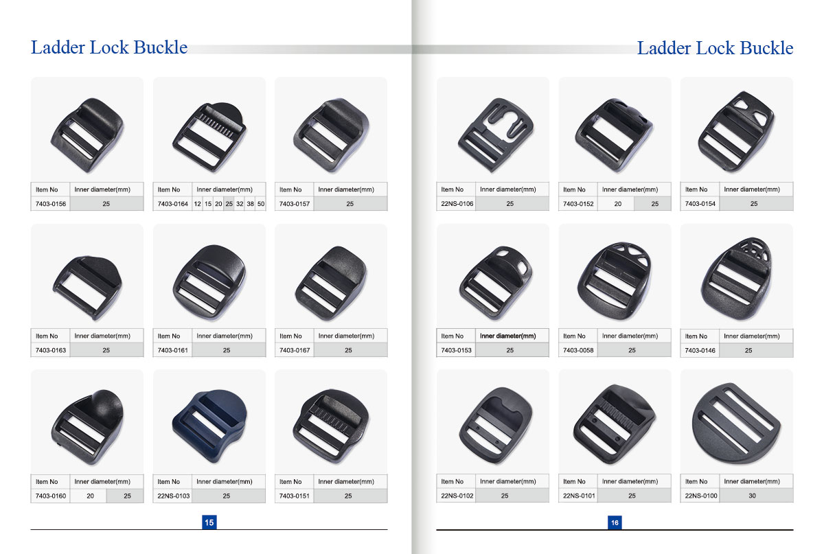 ladder lock buckles 15 16