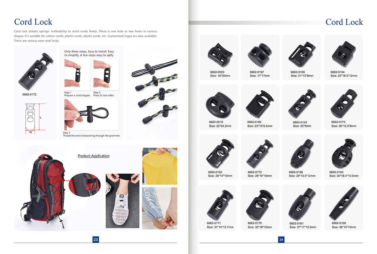 plastic cord lock 23 24