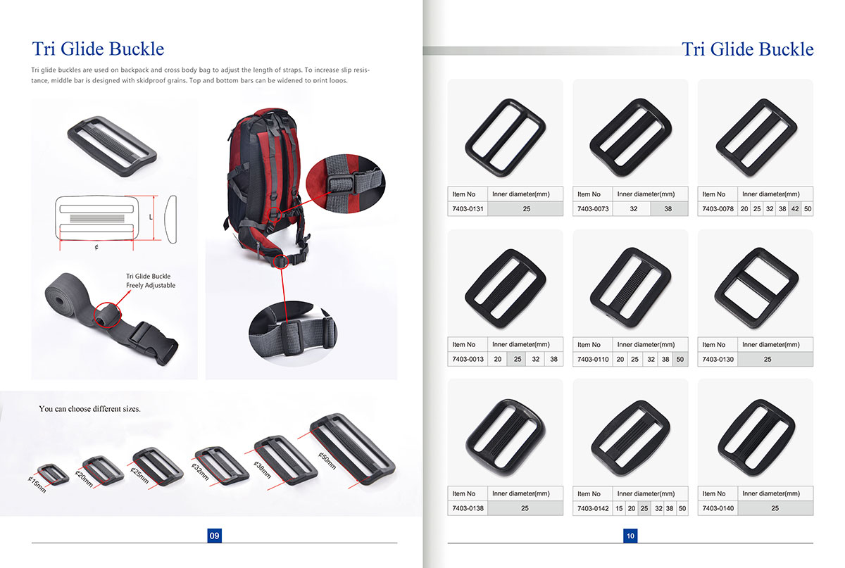 tri glide buckles 09 10