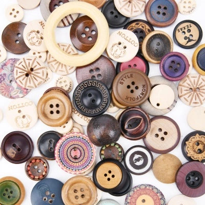 Wooden Button