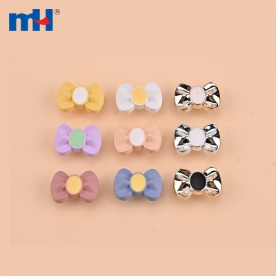 Bow Plastic Buttons