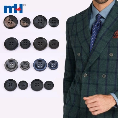 Suit Resin Button