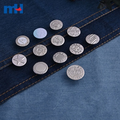 Custom Jeans Button